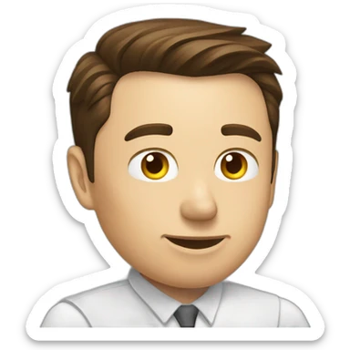 elon musk checking accounting sticker