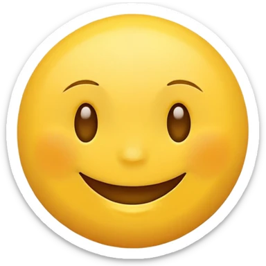 happy yellow smiling face sticker