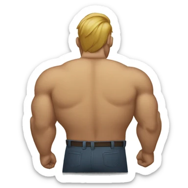 Large hunch back sticker