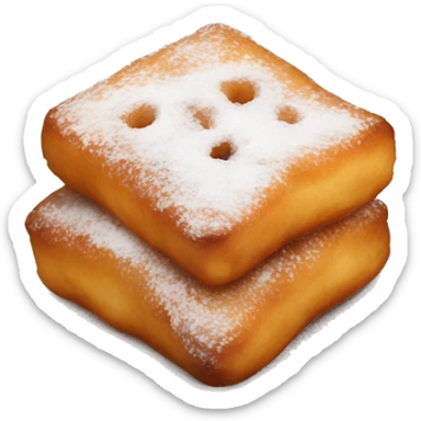 square beignets sticker