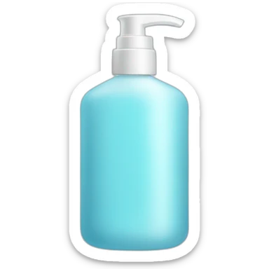 Light blue Lotion sticker