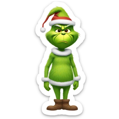The grinch  sticker