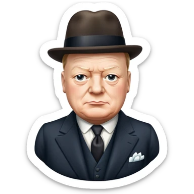 Winston Churchill  sticker