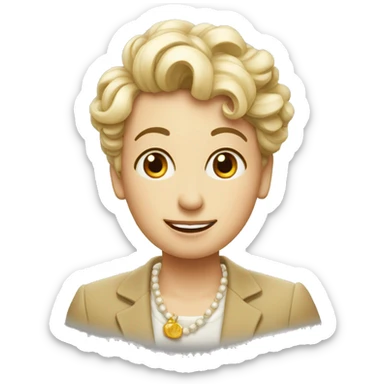 Monsieur et madame A sticker