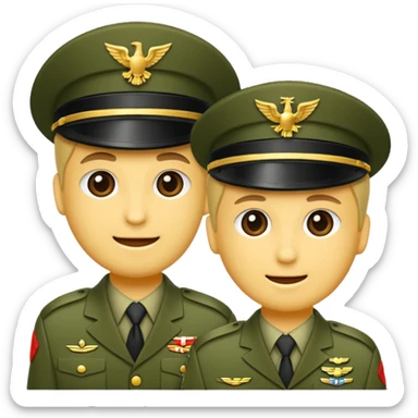 militar greeting sticker