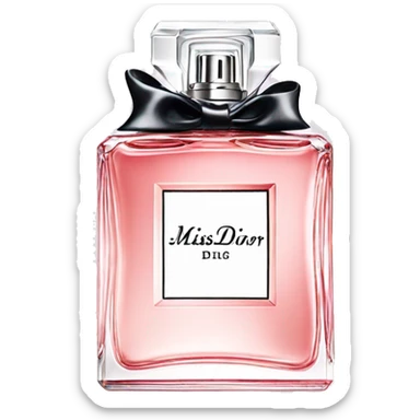 Miss dior perfume sticker