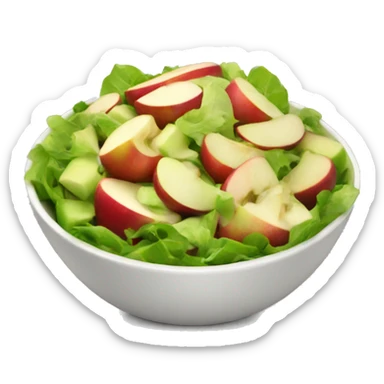 Apple salad sticker