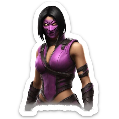 Mileena Mortal Kombat X sticker