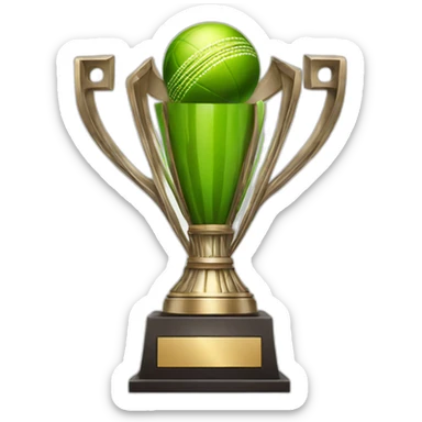 Cricket worldcup trophy sticker