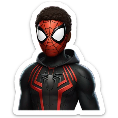 Spider Man Miles Morales sticker