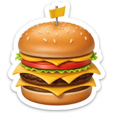 Happy meal sticker