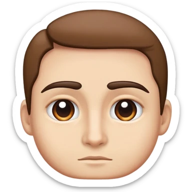 Eyebrow raise sticker