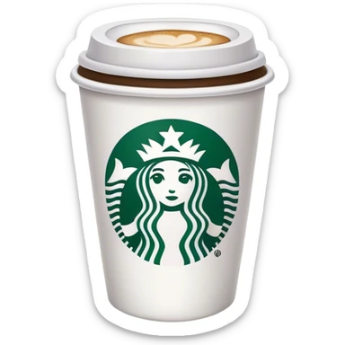 starbucks coffee cup sticker