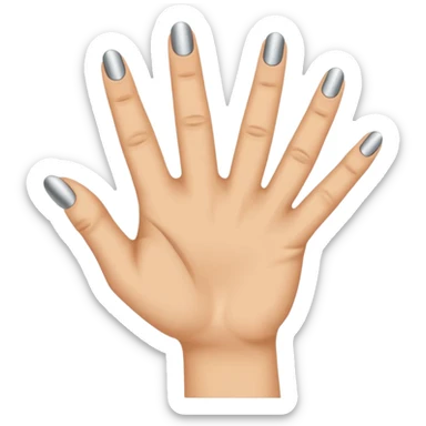 starke metal hand daumen zeigefinger und kleiner finger gestreckt, mittelfinger und ringfinger geballt sticker