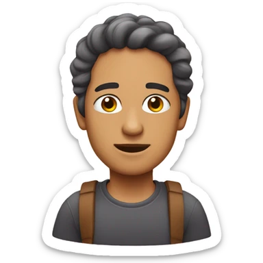 Enano de color rosado  sticker