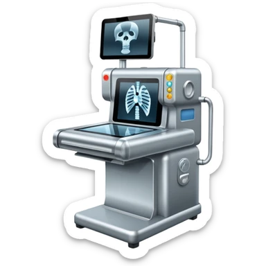 X-Ray machine  sticker
