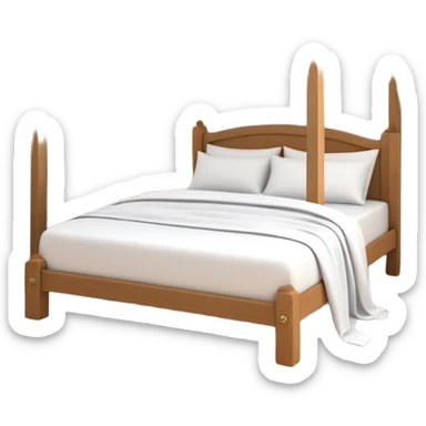 bed with fairy lights and green vines hanging from the ceiling sticker