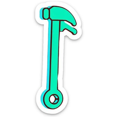 A wrench made of glowing digital code, binary numbers visible throughout the tool sticker