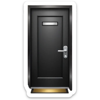 hotel room door modern hallway with spotlight up sticker