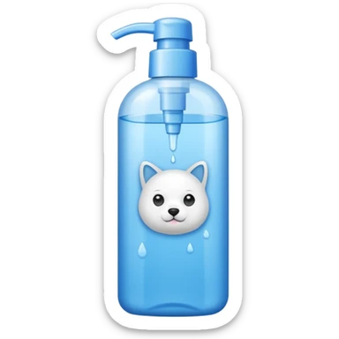 shampoo for pet sticker
