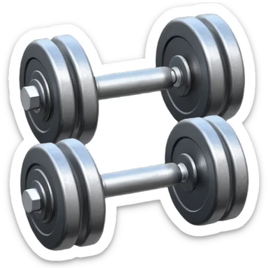 Haltère de muscu sticker