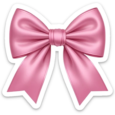 A coquette bow  sticker