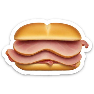snake eating ham sandwich sticker