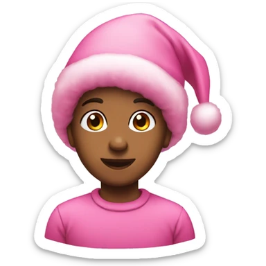 Pink Christmas  sticker