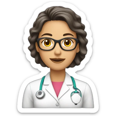 nutricionista mujer sticker