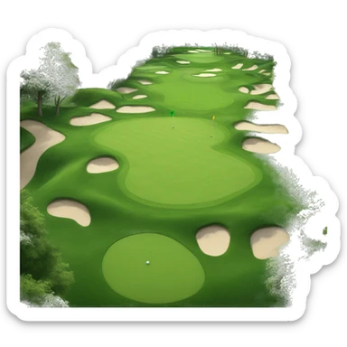 Most beautiful golf course sticker