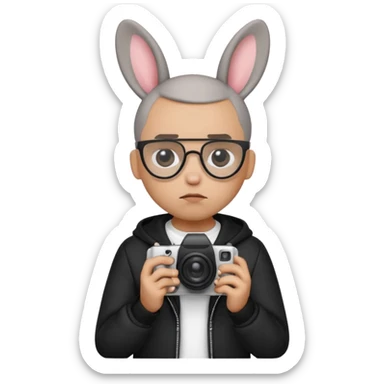 Necesito 5 emojis de Bad bunny con temática de su álbum debí tirar mas fotos, sticker