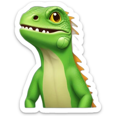 iguana buisnes sticker