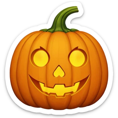 hallowen pumpkin sticker