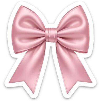 Light pink bows sticker
