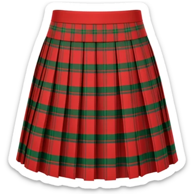 scottish skirt sticker