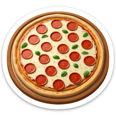 Pizza red Sauce no cheese  sticker