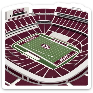 Mississippi state  sticker