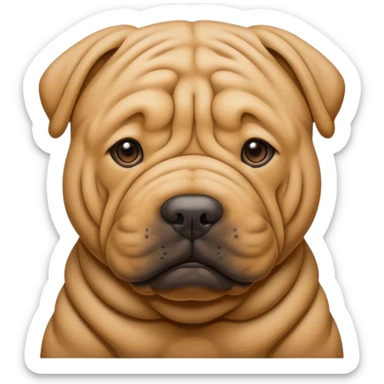 Shar Pei sticker