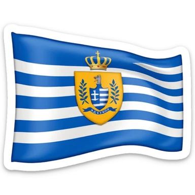 Flag of Salvador sticker