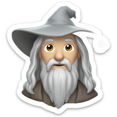 Gandalf the grey sticker