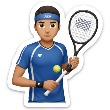 padel player latino sticker