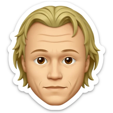 Heath Ledger sticker