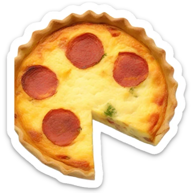 a Quiche Lorraine  sticker