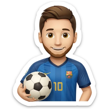 messi emoji sticker