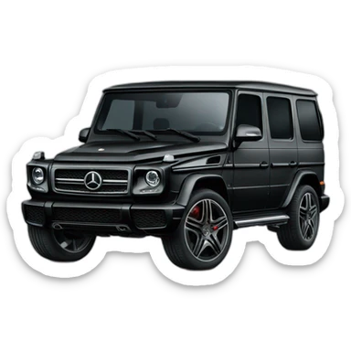 Black g wagon  sticker