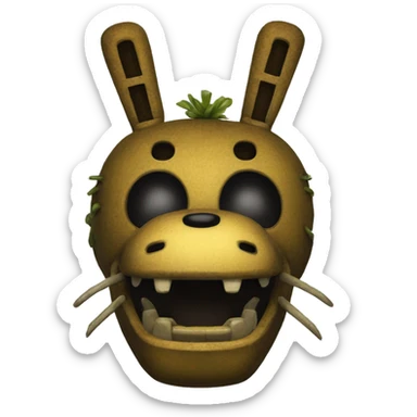 Springbonnie, animatronic sticker