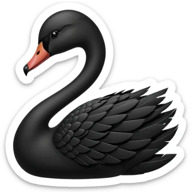 Cisne negro sticker