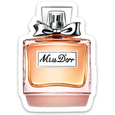 Miss dior perfume sticker