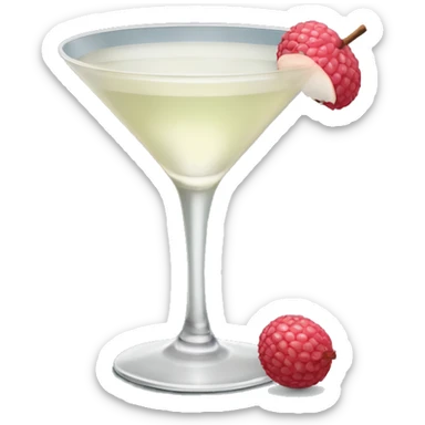 lychee martini sticker