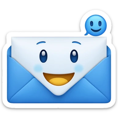 A letter
Emoji

 sticker